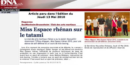 Article DNA du 13 mai 2010