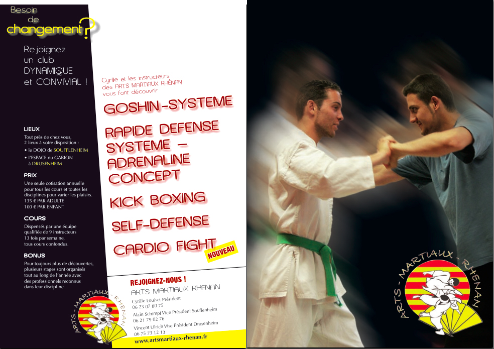 Flyer général Arts Martiaux Rhénans