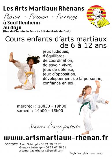 club Arts Martiaux enfants Soufflenheim 02